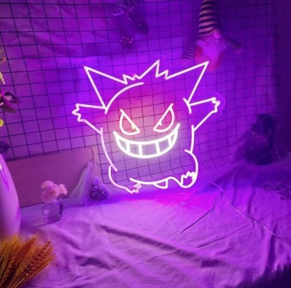 新品 ネオンライト ゴース ポケモン ポリゴンLEDライト”のネオンな感じ