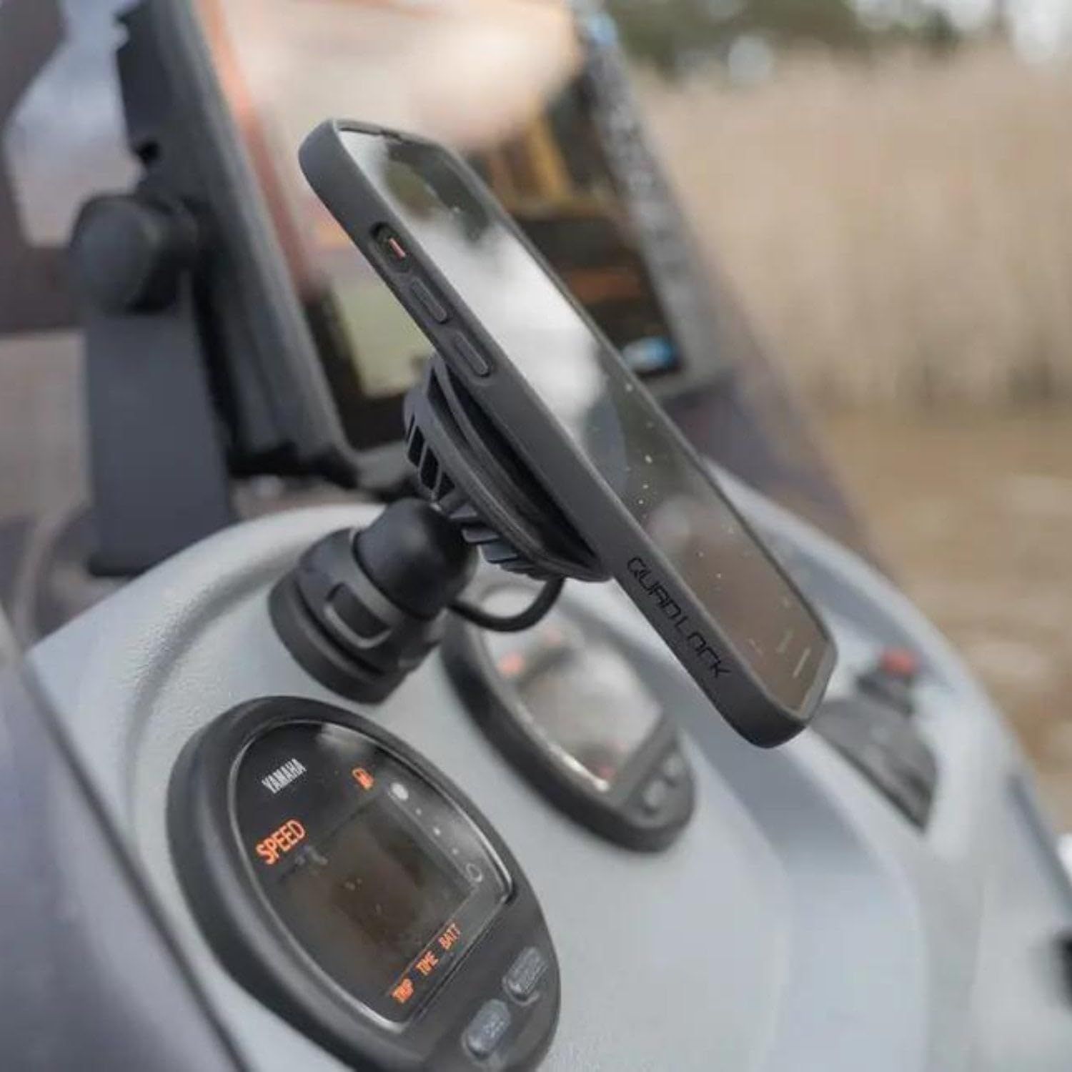 マリン バイク用 防水 ワイヤレス充電ヘッド クアッドロック BRIGHTFACE_UK