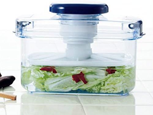 ハイペット 即席漬物容器 3L グリーン 丸型 レシピ付き |リス レシピ リス クリアブルー 特価セールリス 角型 E-30 日本 数量限定リス 5L