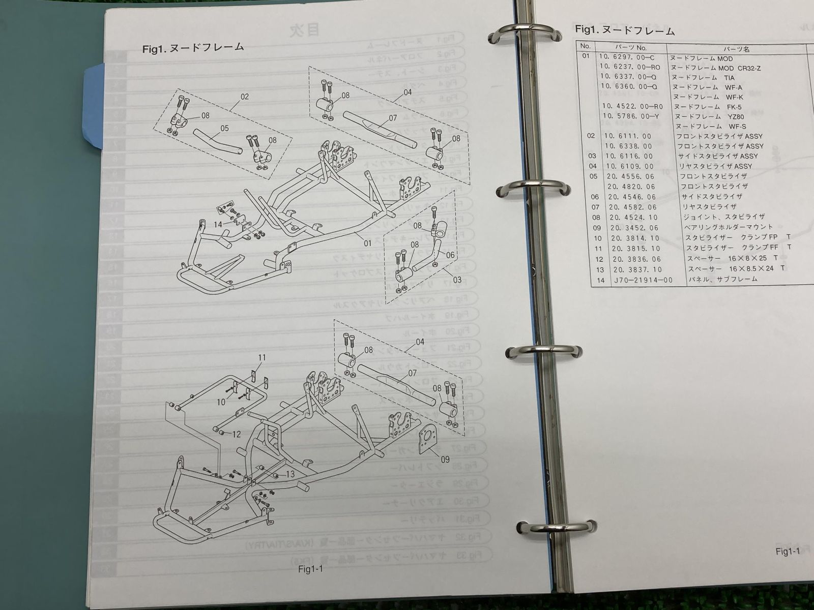 WF-32SP WT-II M85YZ M125YZ TRY FK-5 WF-K WF-A WF-S WT-I SV-A EVO-1 EVO-2  CORSA TURBO パーツリスト ヤマハ 正規 中古 カート