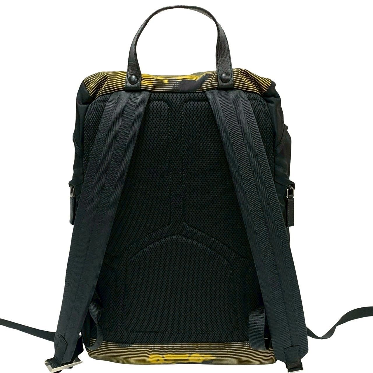 極 美品 希少品 カード有 PRADA プラダ ロゴ 金具 レザー 本革