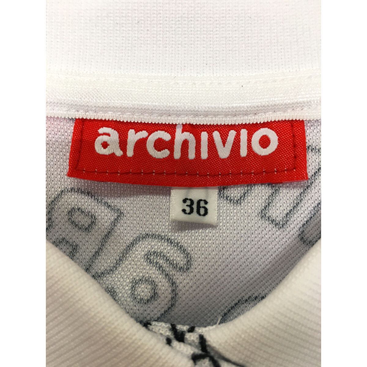 中古 レディース アルチビオ archivio 半袖ポロシャツ 36(S) 白