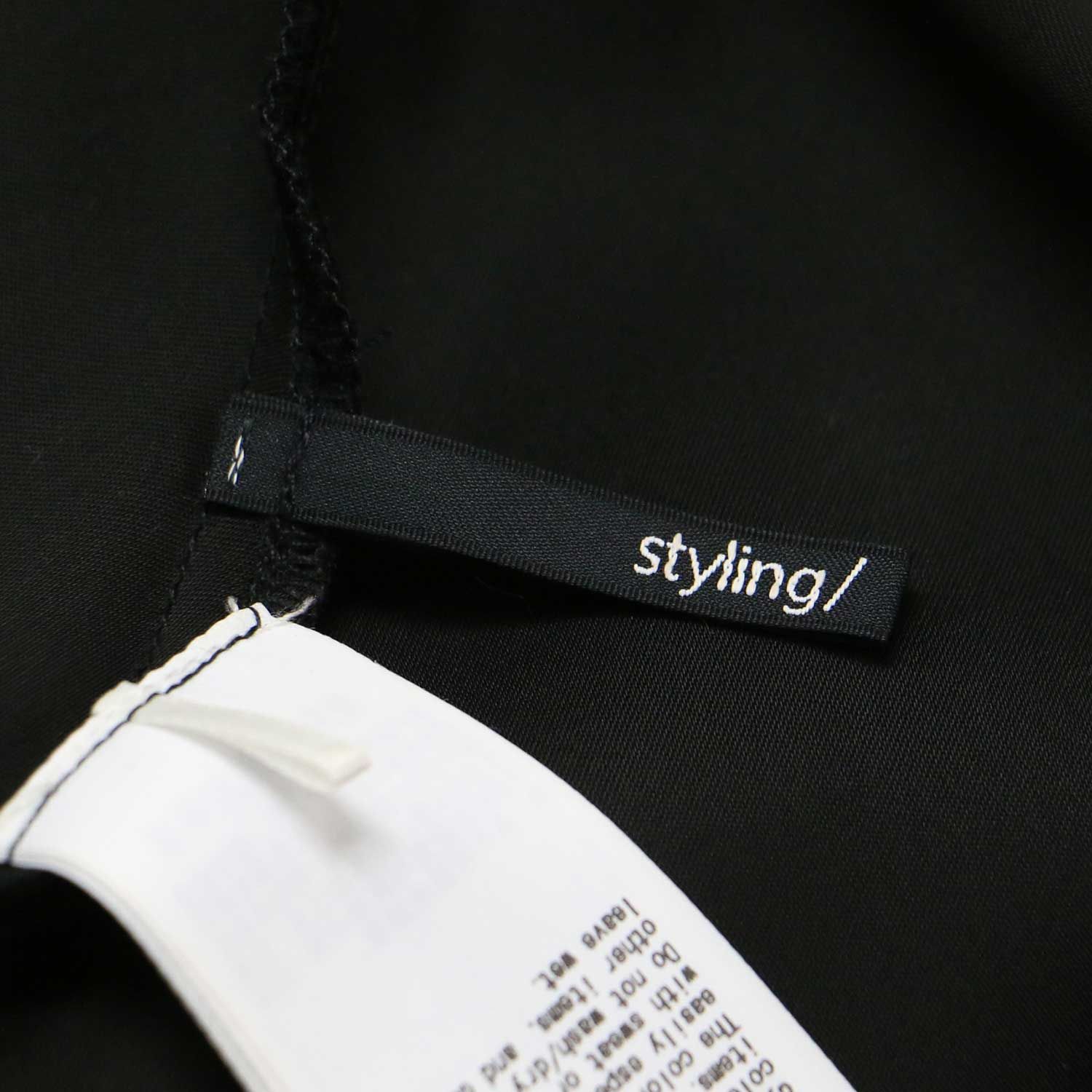 styling/ スタイリング ワンピース ブラック 黒 サイズ:1(M 