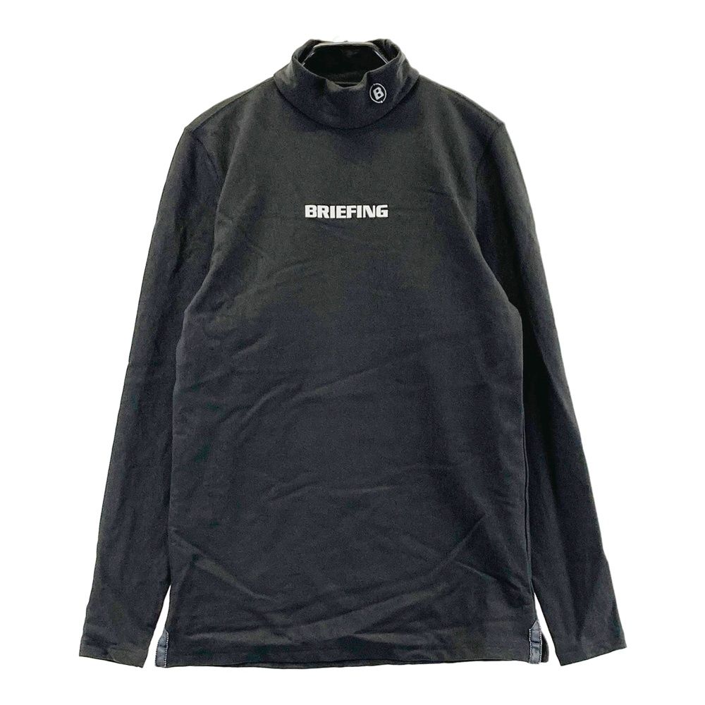 サイズ S BRIEFING GOLF ブリーフィング 裏フリース ハイネック 長袖Tシャツ カーキ系 240101392909 ゴルフウェア メンズ ストスト