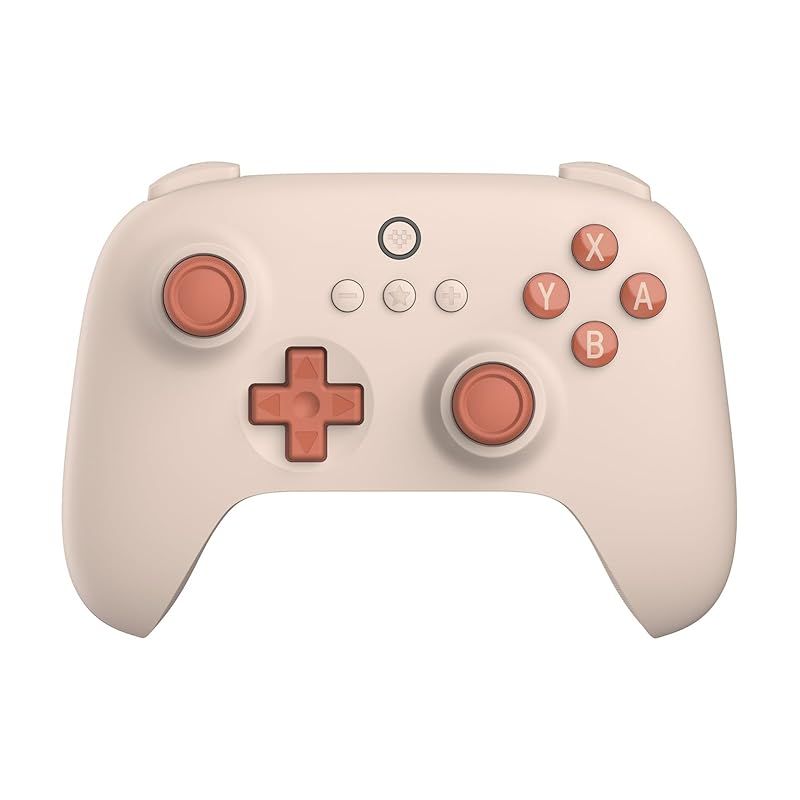 8Bitdo Ultimate C 6軸モーションコントロールとランブル振動を備えたスイッチ用のBluetoothコントローラー (Orange)