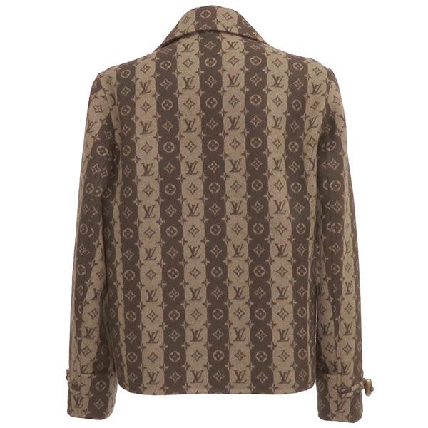 ルイヴィトン ピーコート LV×NIGO モノグラム トランク ストライプ