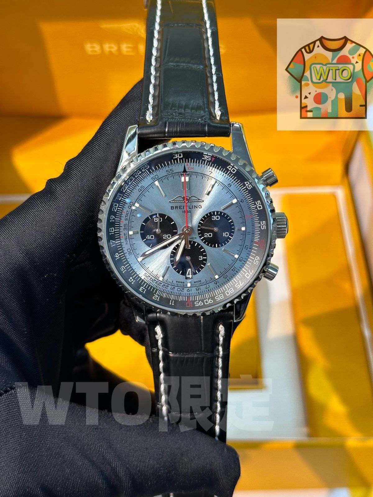 メンズ　ナビタイマー　クォーツ時計 今日WTO】Breitlingブライトリングナビタイマーシリーズ スイス