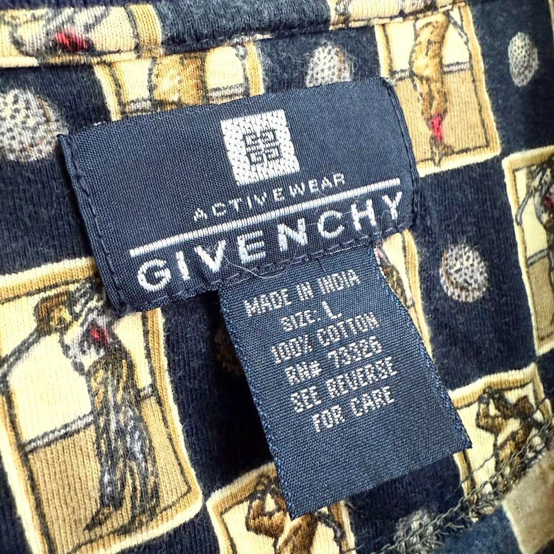GIVENCHY ジバンシー ゴルフプリント半袖ポロシャツ モノグラム