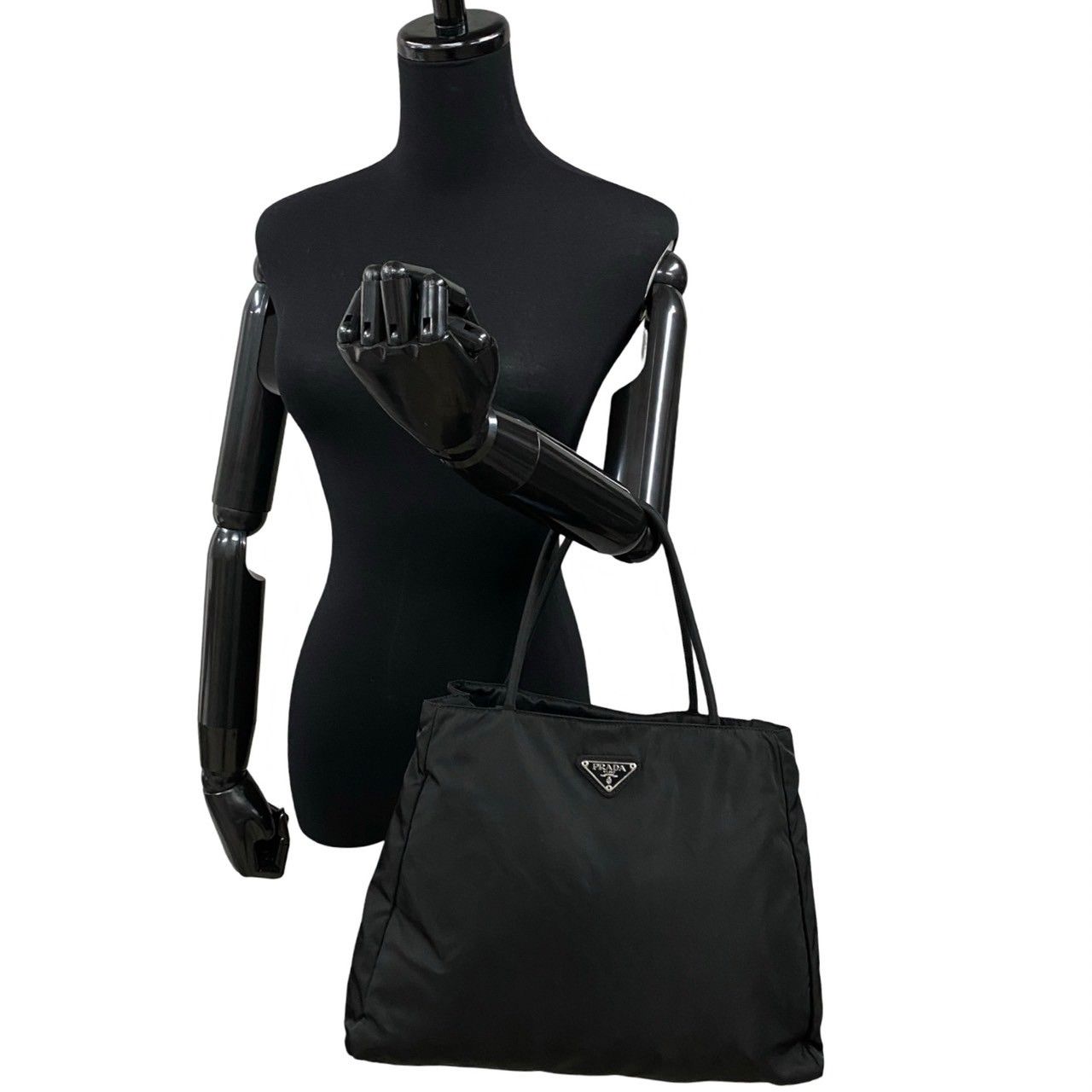 プラダトートバッグ パイソン三角プレート ギャランティカ ード保管袋 希少 プラダ トートバッグ パイソン 三角プレート ギャランティカード