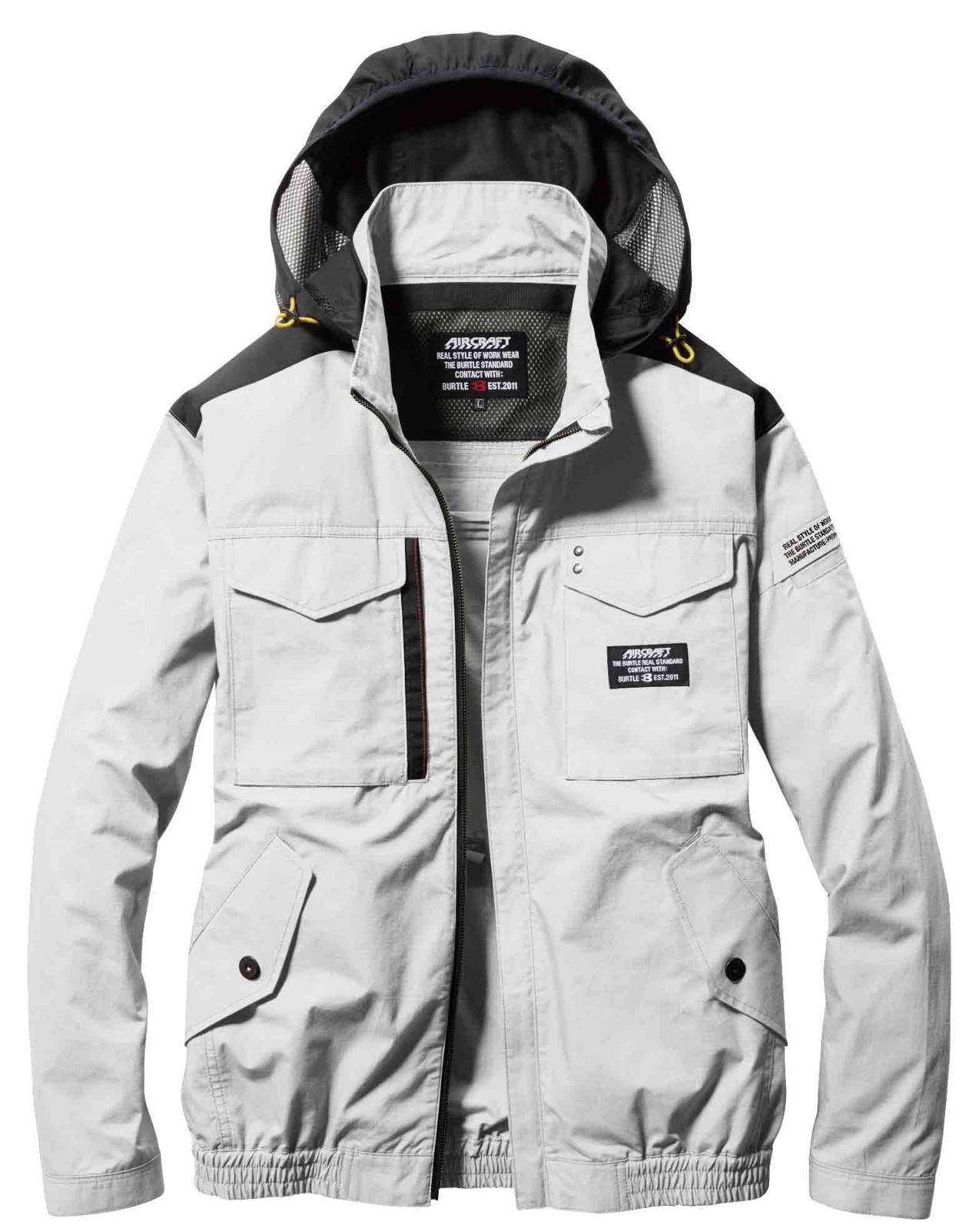 Size S_Color シルバー BURTLE バートル エアークラフトブルゾン ユニセックス 春夏用 シルバー AC1181 5 S