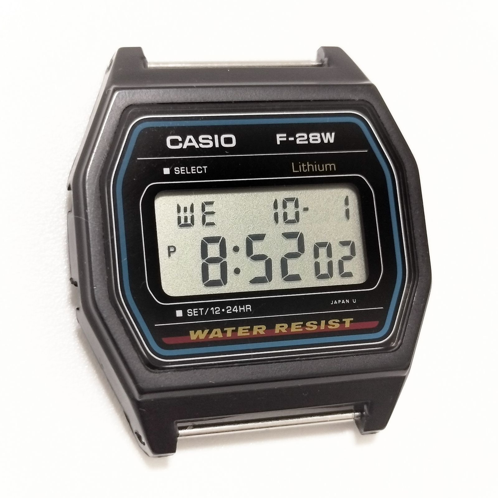 希少 CASIO チープカシオ F-28W フェイスのみ 稼働品 電池交換済 
