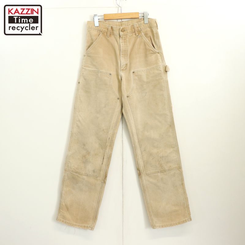 90s Carhartt ダブルニー ワーク ダック ペインターパンツ メンズ Lサイズ相当