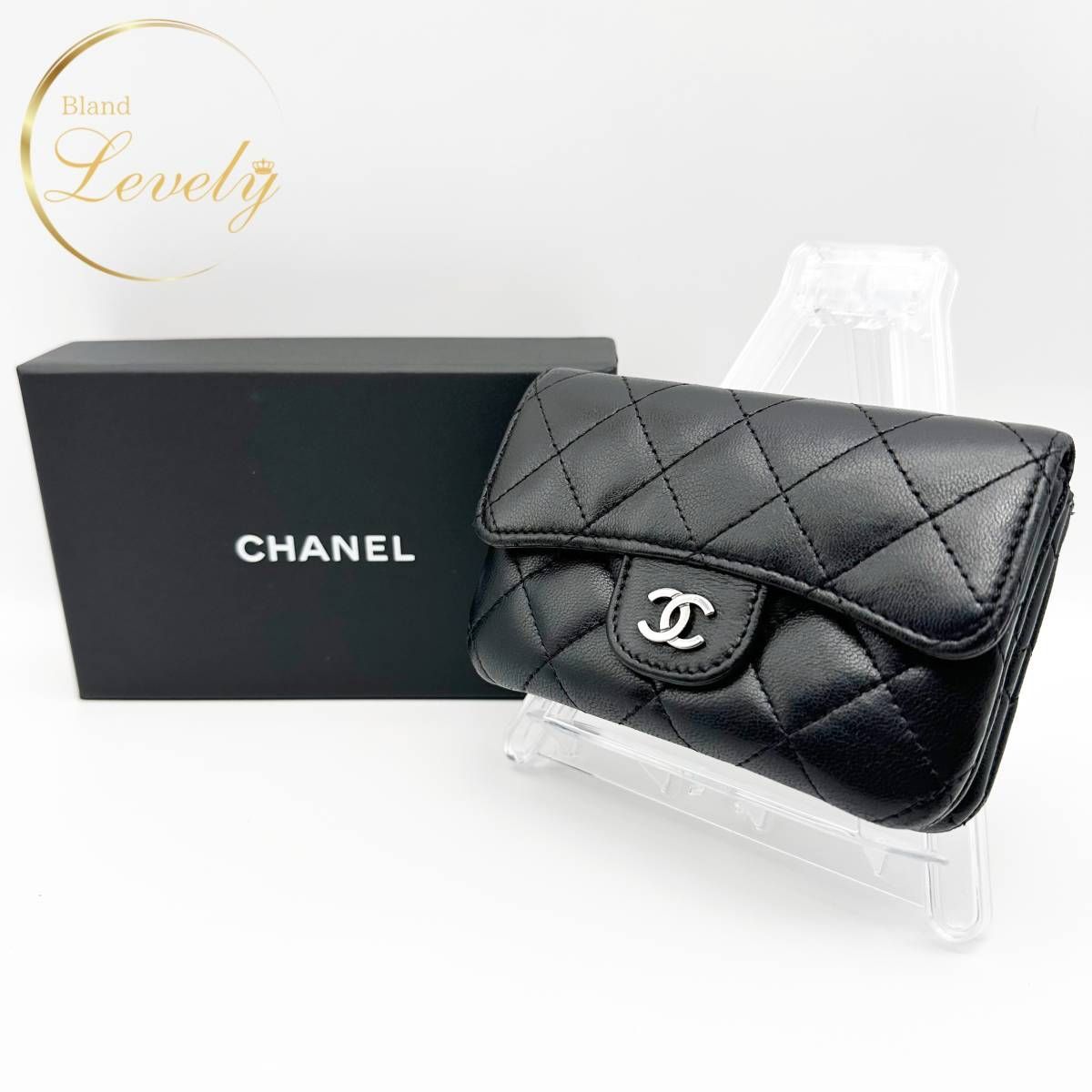CHANEL シャネル マトラッセ ラムスキン フラグメントケース コイン 
