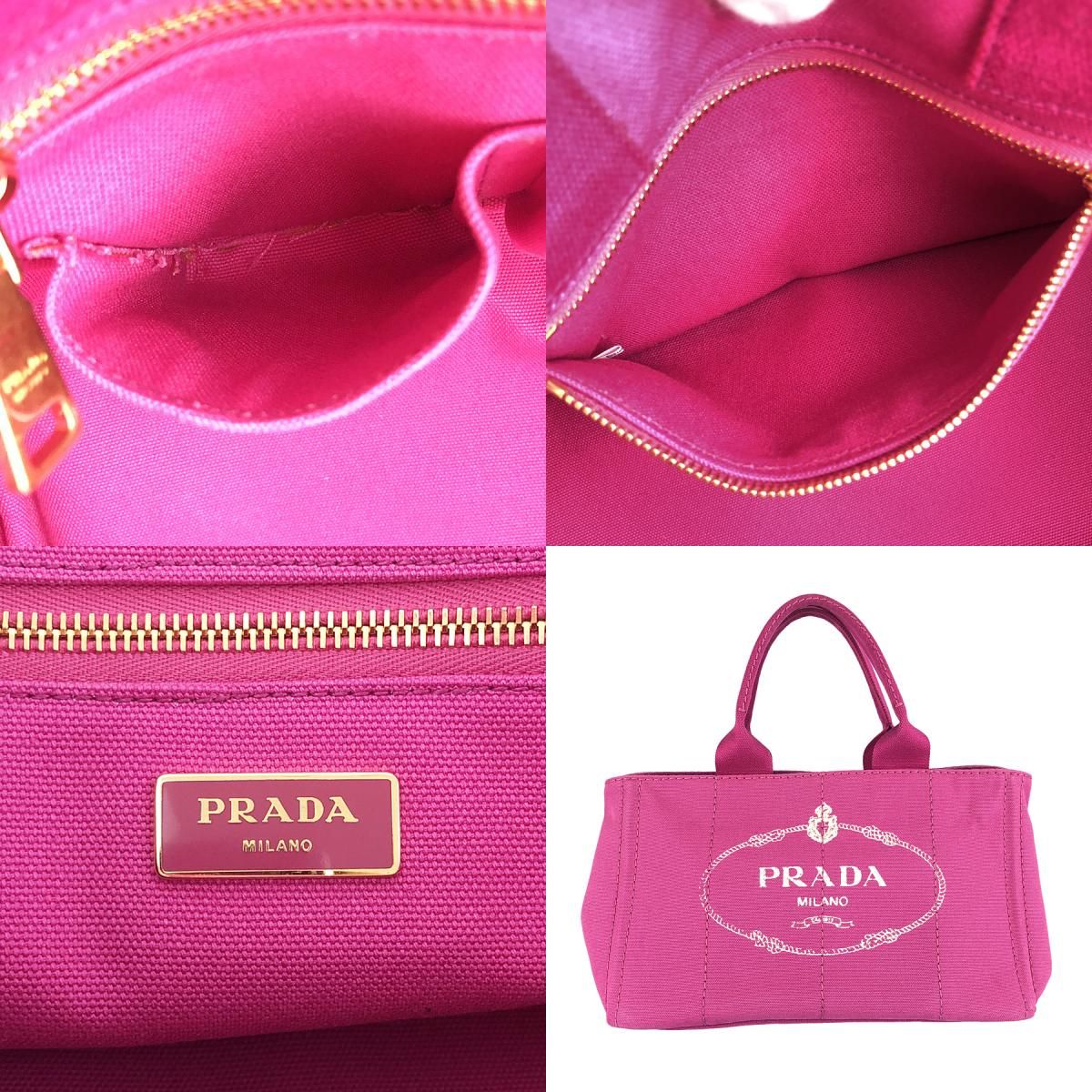 プラダ PRADA カナパ トートバッグ カナパ BN1877 フューシャ