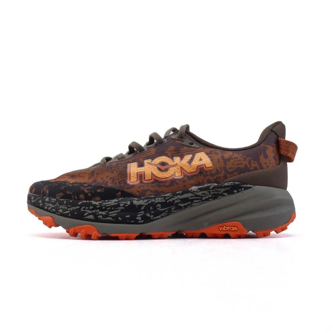 HOKA ONE ONE ホカ オネオネ M SPEEDGOAT 6 Antique Olive|Squash スピードゴート6 厚底 トレイルランニングシューズ ビブラムソール