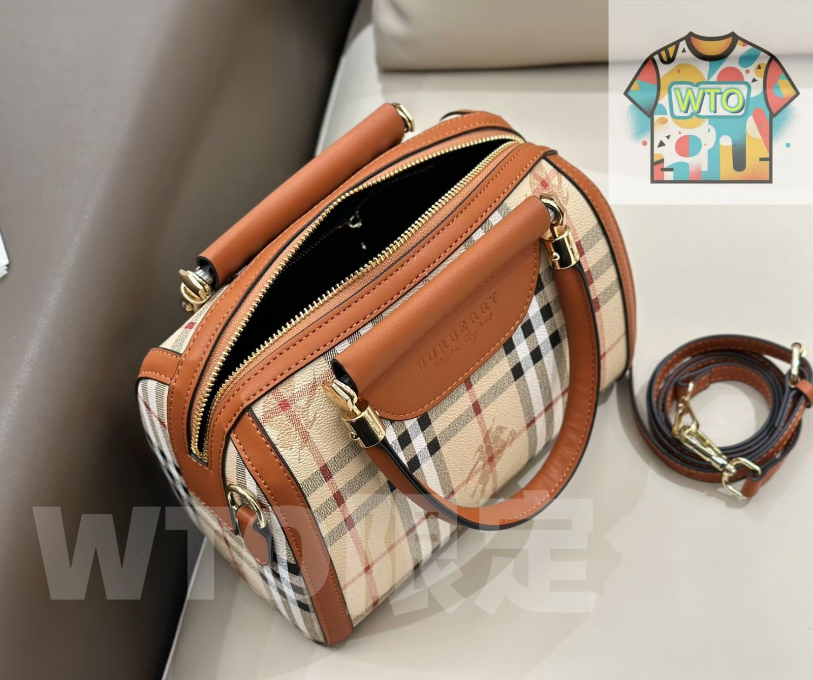 バーバリー　同梱2点　専用 今日WTO】Burberry バーバリー 組み合わせバッグ、3つの優恵価格