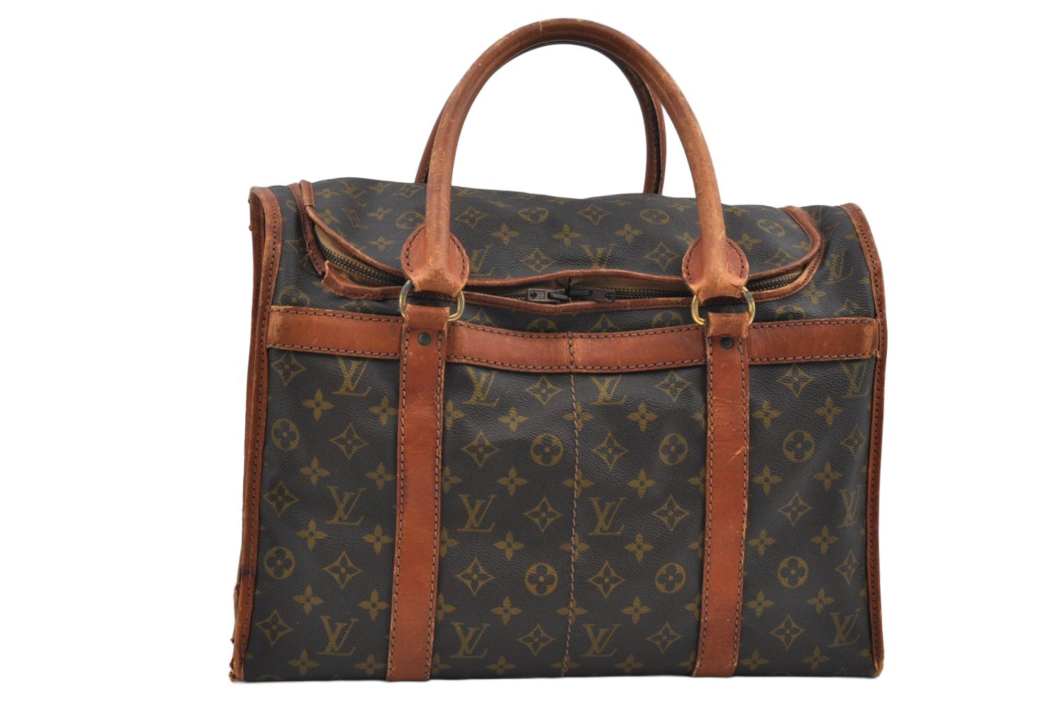 LOUIS VUITTON ルイヴィトン モノグラム サック シャン 40 ペット用キャリー バッグ LV 1442N