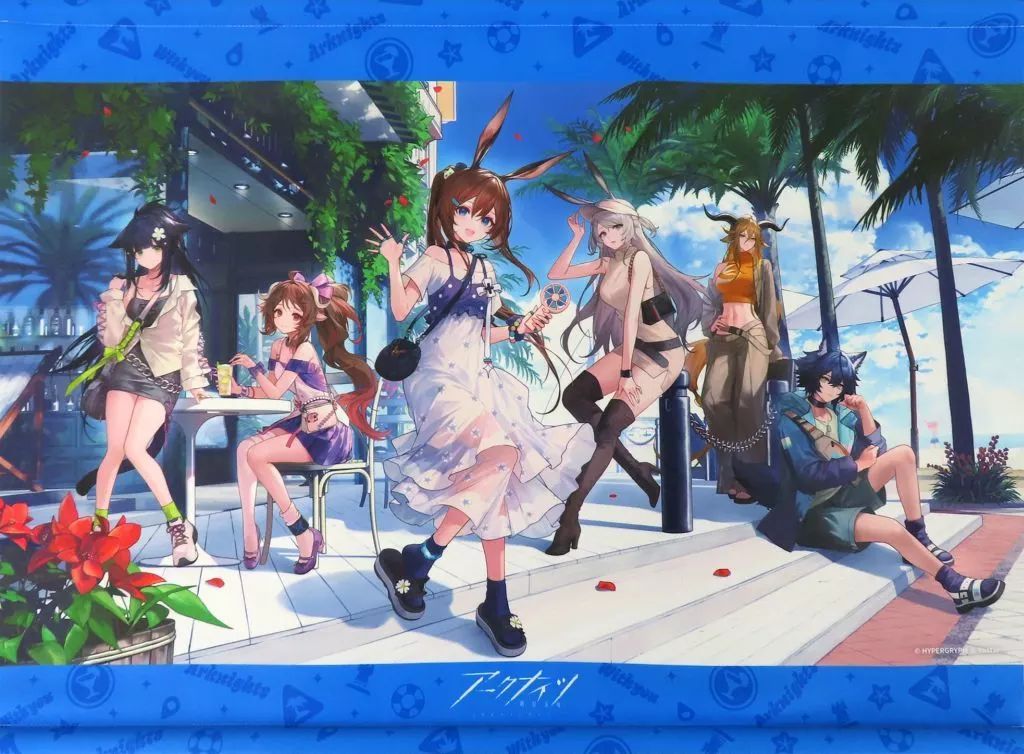 限定セール，定番人気 【中古】タペストリー キービジュアル B2タペストリー 「アークナイツ 5th Anniversary Fes. 『With You』」 タペストリー
