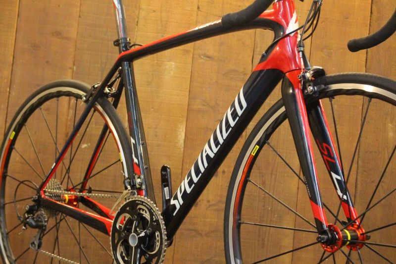 スペシャライズド SPECIALIZED ターマック TARMAC SL4 ELITE 2014年モデル 56サイズ シマノ 105 5700 MIX  10S カーボン ロードバイク 【芦屋店】 - メルカリ