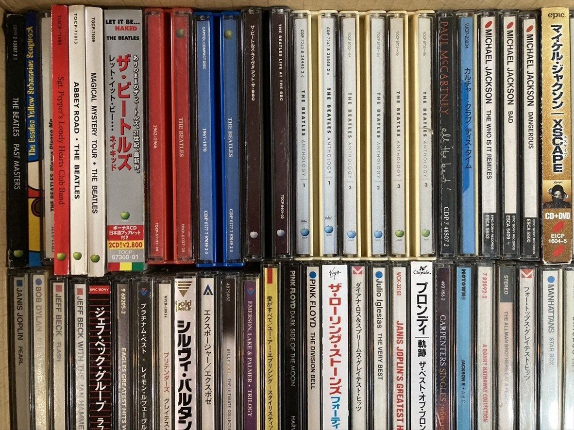洋楽 CD まとめて100枚セット 名盤 ベスト盤など CN023 ビートルズ マイケル ジャクソン オーティス レディング エリック クラプトン ボブ ディラン ジャニス ジョプリン ジェフ ベック ピンク フロイド オールマン ブラザーズ バンド