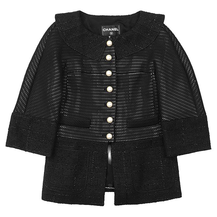 **キュートなデザインが目を惹く◎**【CHANEL】ジャケット 新品同様】CHANEL シャネル ジャケット P45896 メッシュ