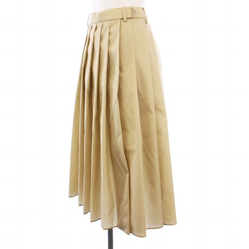 プラダ PRADA 23SS RE-NYLON プリーツスカート ロング