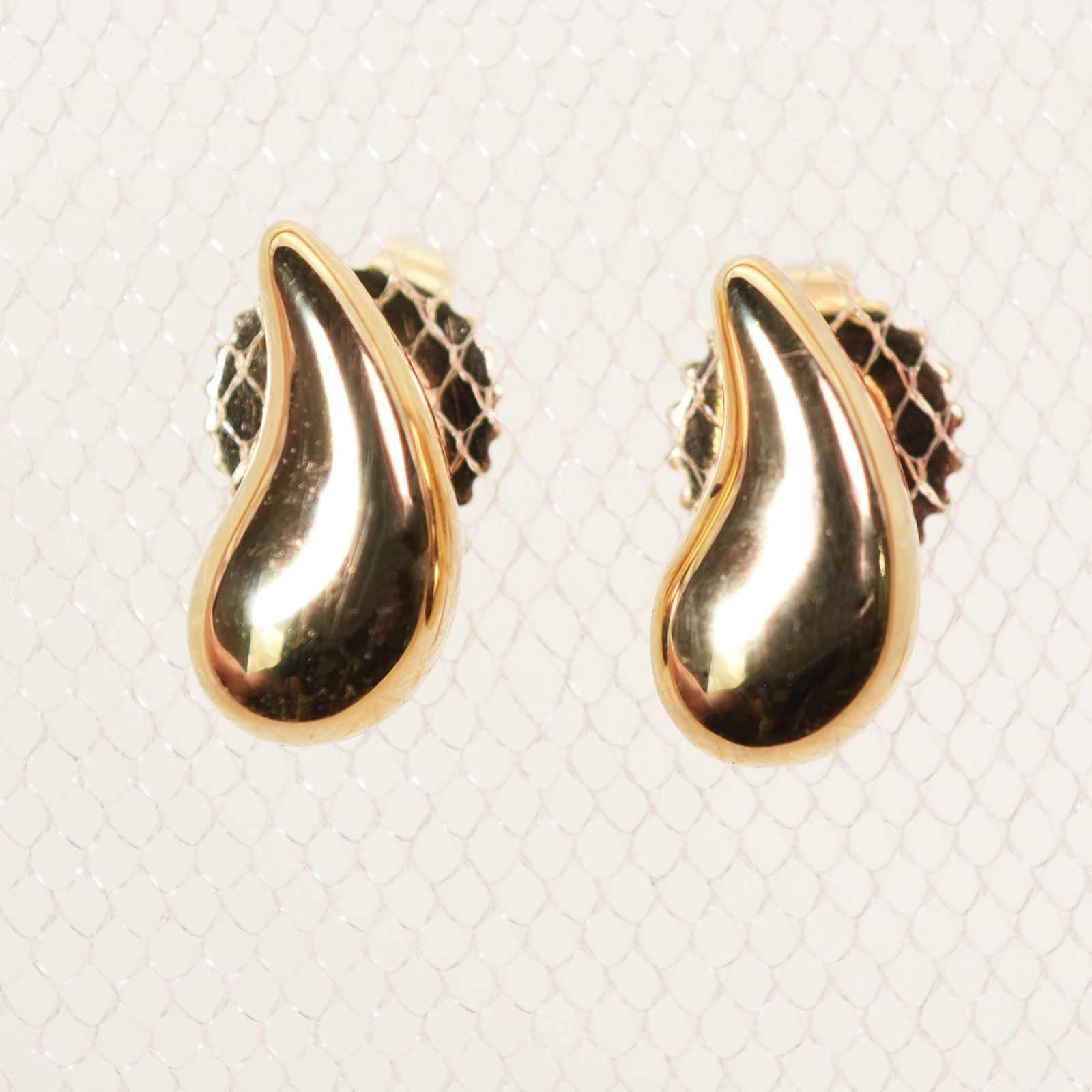 ティファニー ティアドロップ ゴールド ピアス K18 750/24-4440