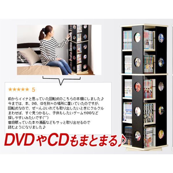 回転式の本棚