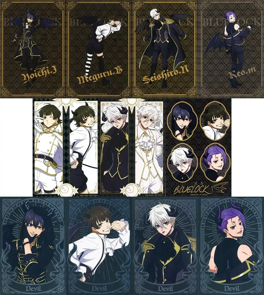 中古】ポストカード 全11種セット ポストカード 「ブルーロック×Ouchi