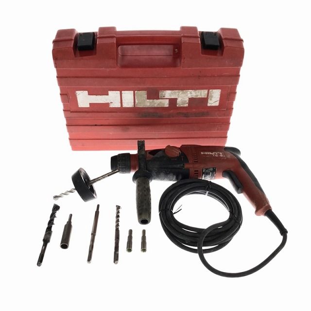 ☆中古品☆HILTI ヒルティ 100V ロータリーハンマドリル TE2 穴あけ加工 SDSシャンク ケース付き 94710