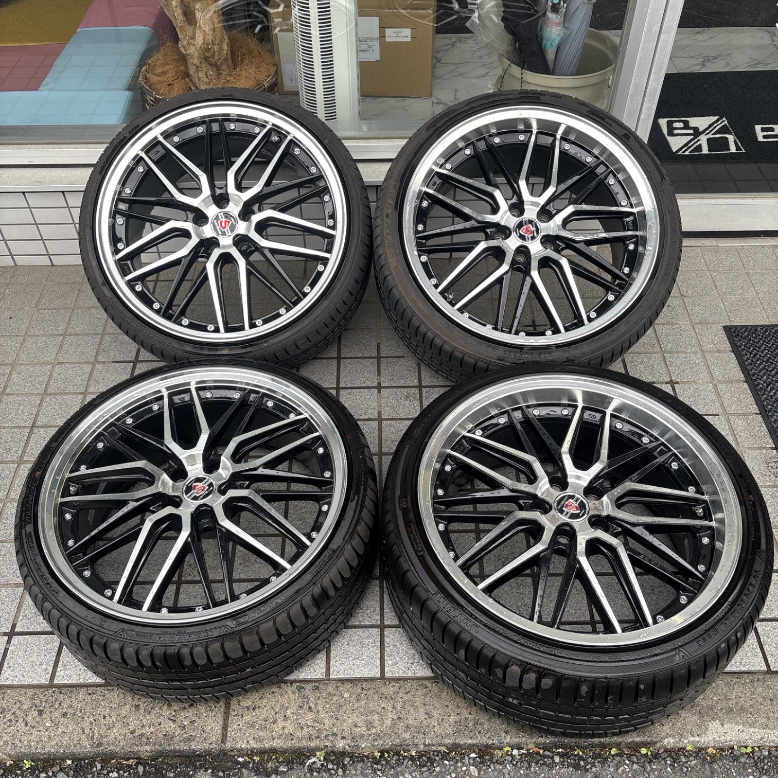 み KYOHO CORPORATION 共豊コーポレーション STEINER AMEシュタイナーLMXタイヤホイールセット20インチ バリ溝