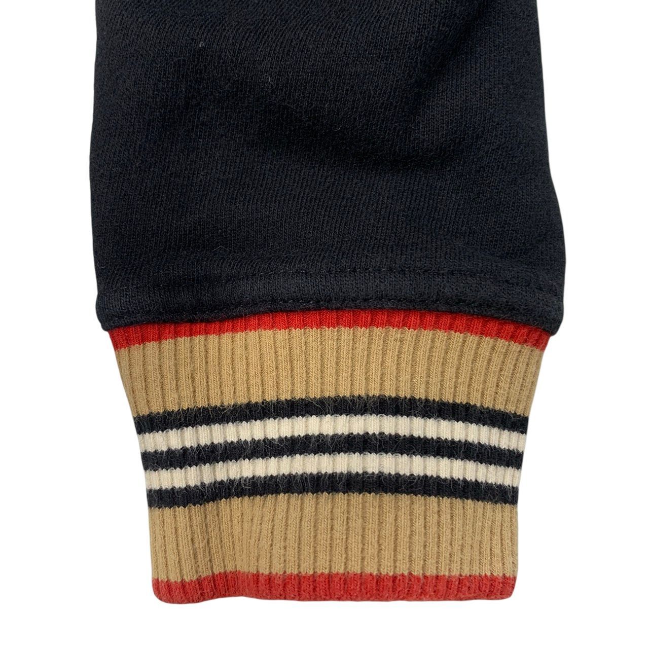  3257 Burberry バーバリー レディ スポーツ ジャケット 8008895 A 1189-BLACK LOGO SWEATSHIRT パーカー トップス