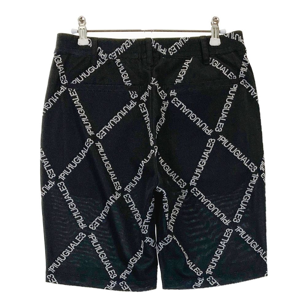 サイズ 4 1PIU1UGUALE3 GOLF GRK064 ハーフパンツ 総柄 ブラック系 240101441193 ゴルフウェア メンズ ストスト