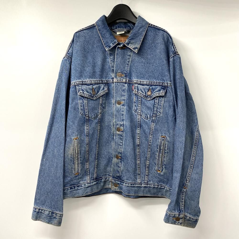 中古】90s LEVI'S 70507-0389 サイズL インディゴ デニム ジャケット