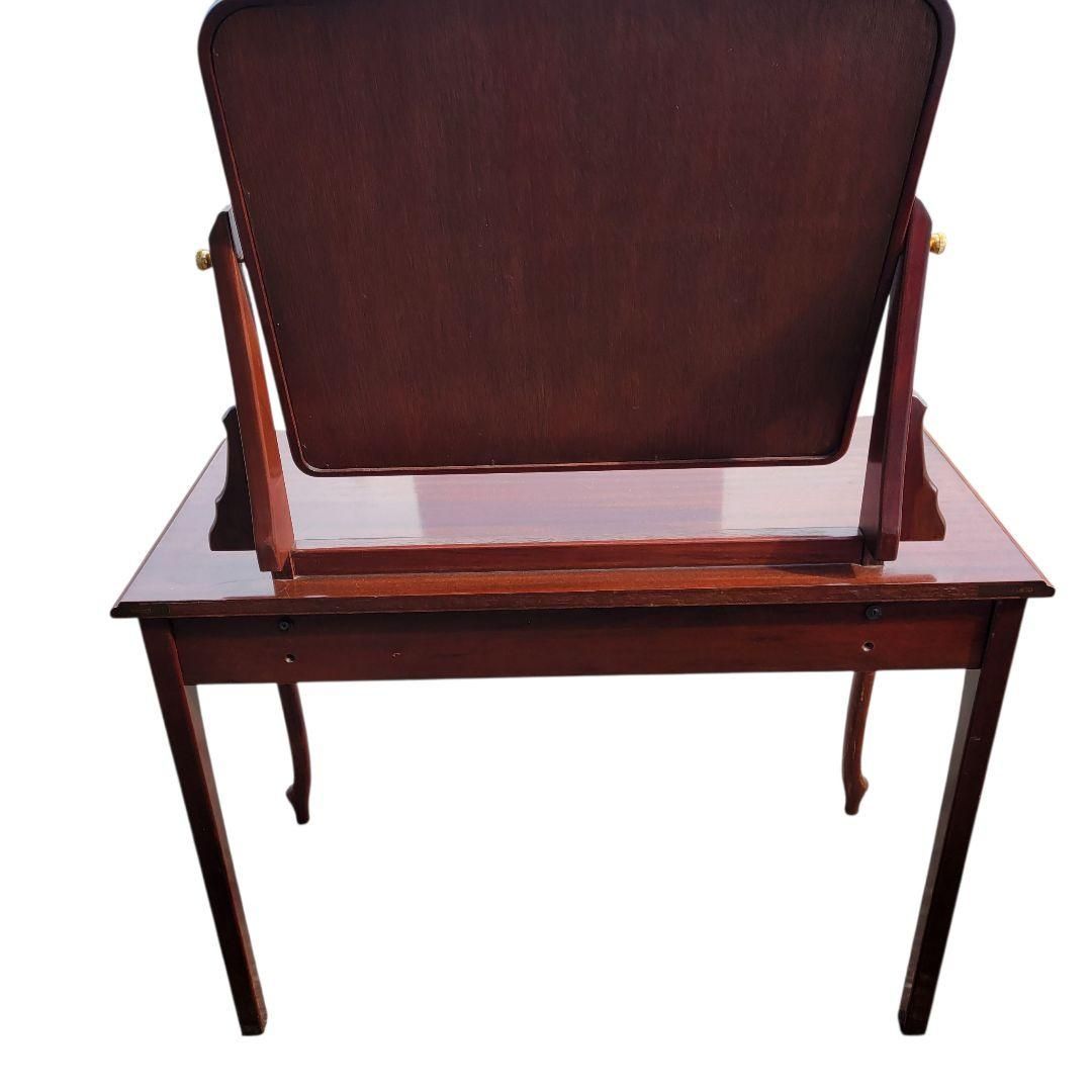 希少】鏡台 レトロ ヴィンテージ 猫脚 引き出し ドレッサー 机 - メルカリ