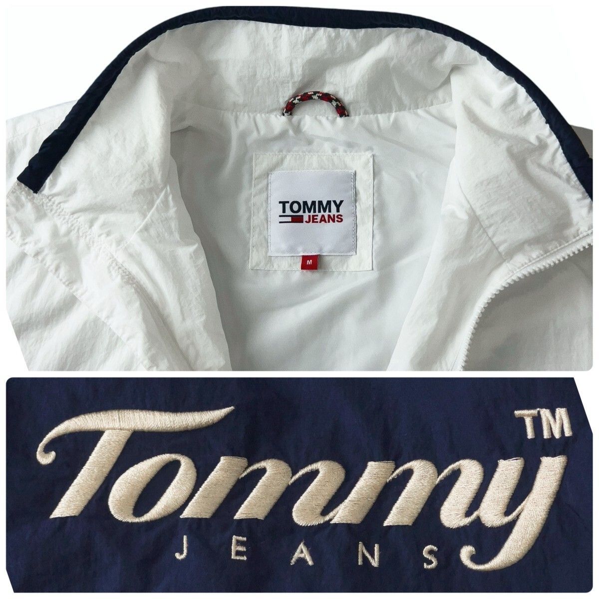 美品 トミーヒルフィガー TOMMY JEANS ナイロン ジャケット 