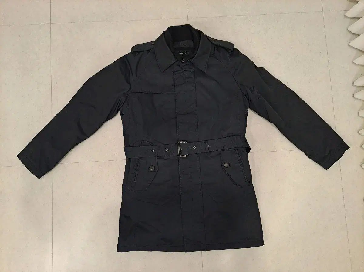 BEAN POLE ブラック ベルト トレンチ コート