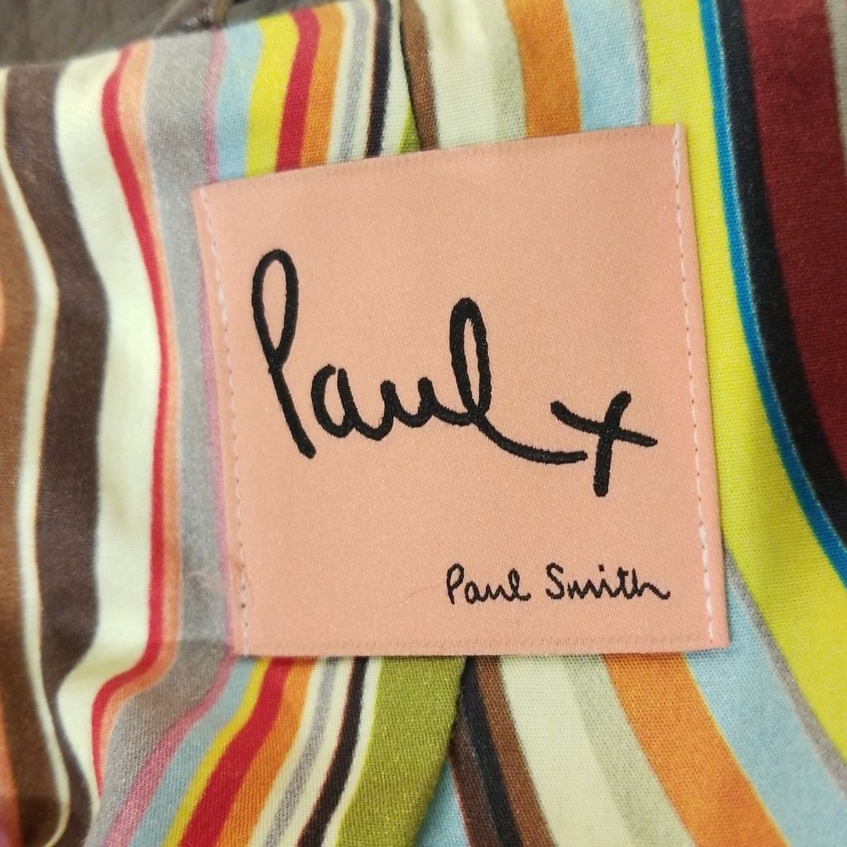 海外限定 Paul PaulSmith ポールスミスプラス ライダースジャケット サイズ40 L レディース - ブラウン 長袖|春|秋