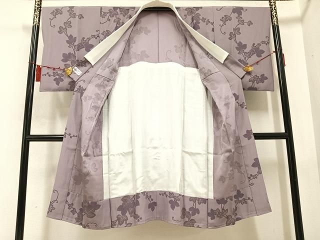 平和屋着物●長襦袢 無双仕立て 蔦の葉文 やまと誂製 正絹 AABB5159ph