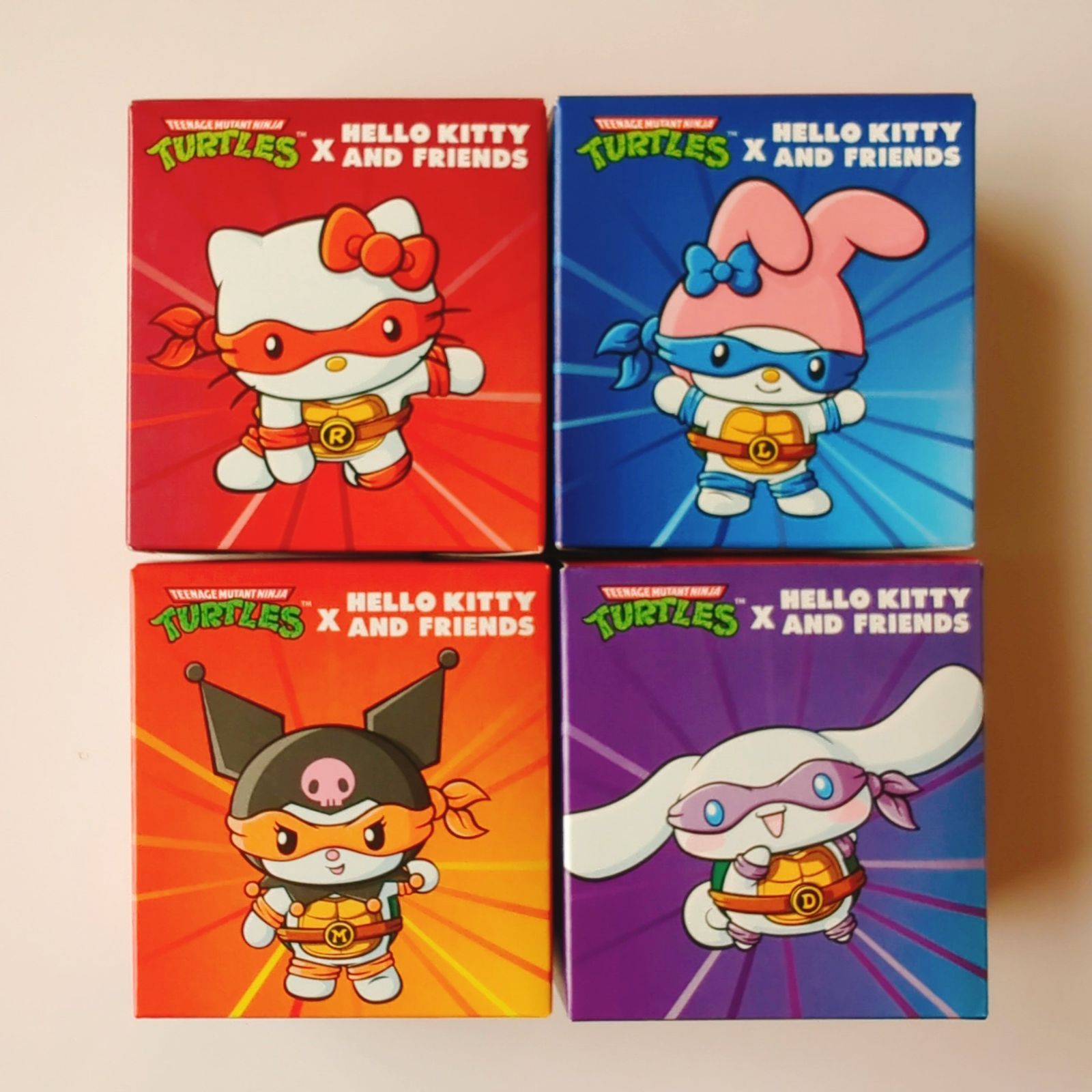 値下げ】海外マクドナルドハッピーセット ハローキティ×タートルズ 12