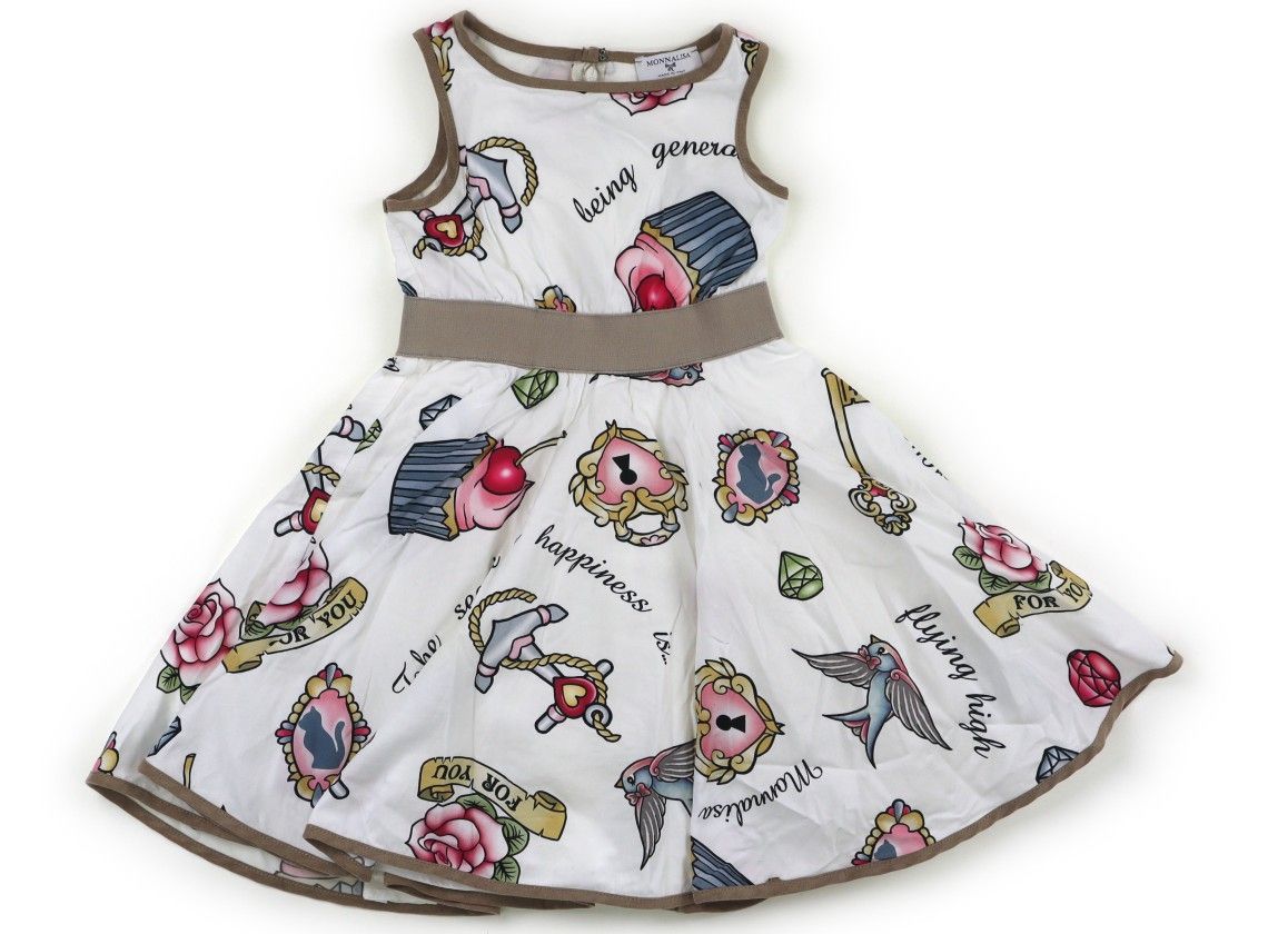 モナリザ　ワンピース　新品 モナリザ/MONNALISA】ワンピース 100サイズ 女の子【子供服