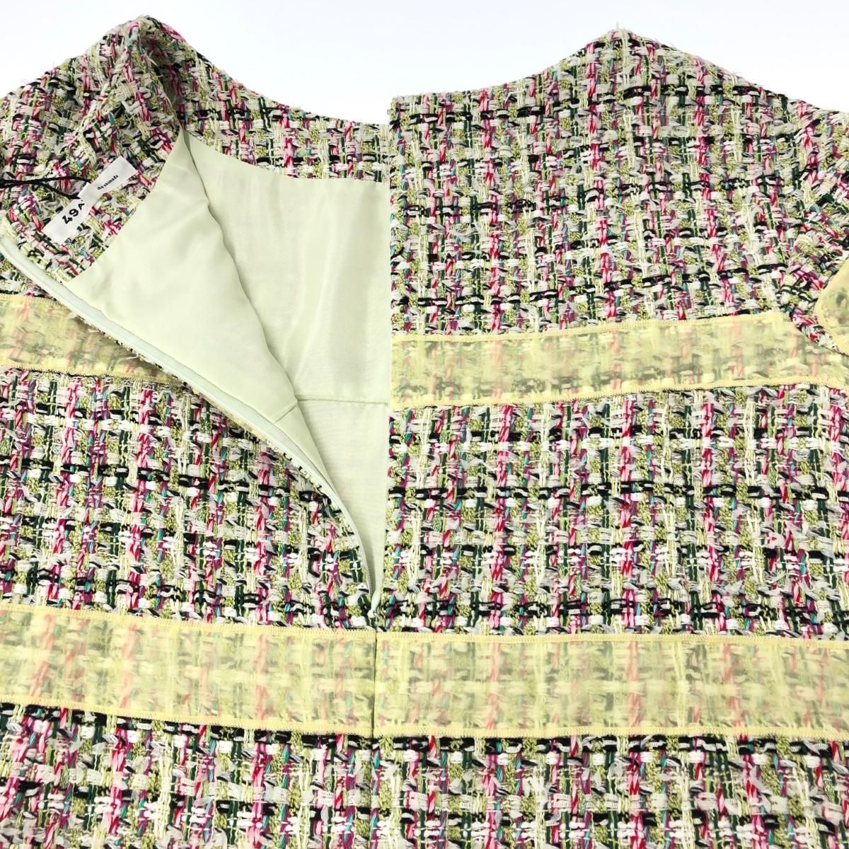 49AV ジュンコ・シマダ　ツイード　ワンピース　サイズ40 美品 49AV ジュンコ・シマダ ツイード ワンピース サイズ40 美品 49AV