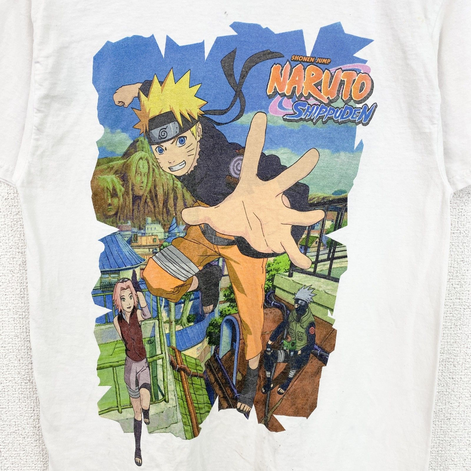 古着 used NARUTO ナルト疾風伝 半袖アニメプリントTシャツ