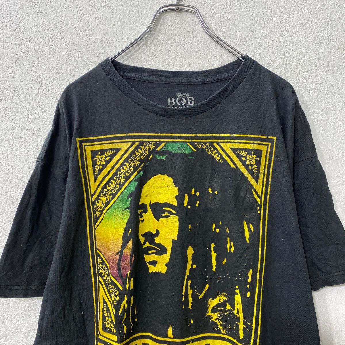 BOB MARLEY 半袖 プリントTシャツ XL ブラック ボブマーリー レゲエ 