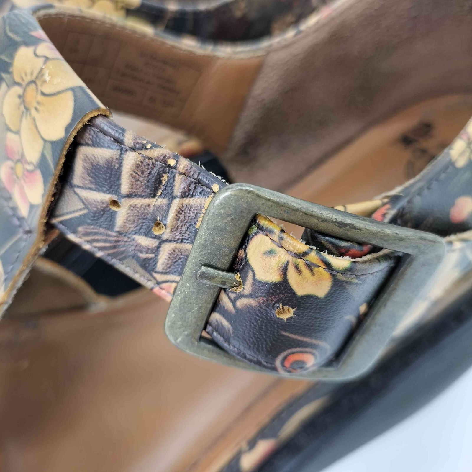 ドクターマーチン Dr.Martens ADAYA 和柄 厚底サンダル レディース EUR 