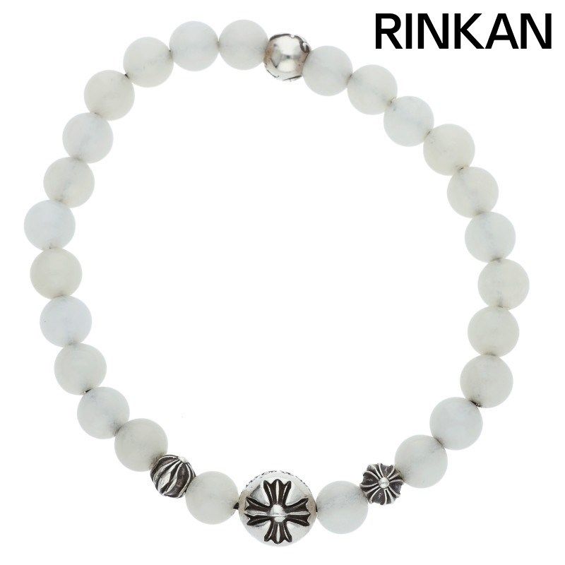 クロムハーツ 6mm BEAD|6mmビーズブレス BEAD6mmホワイトビーズブレスレット メンズ