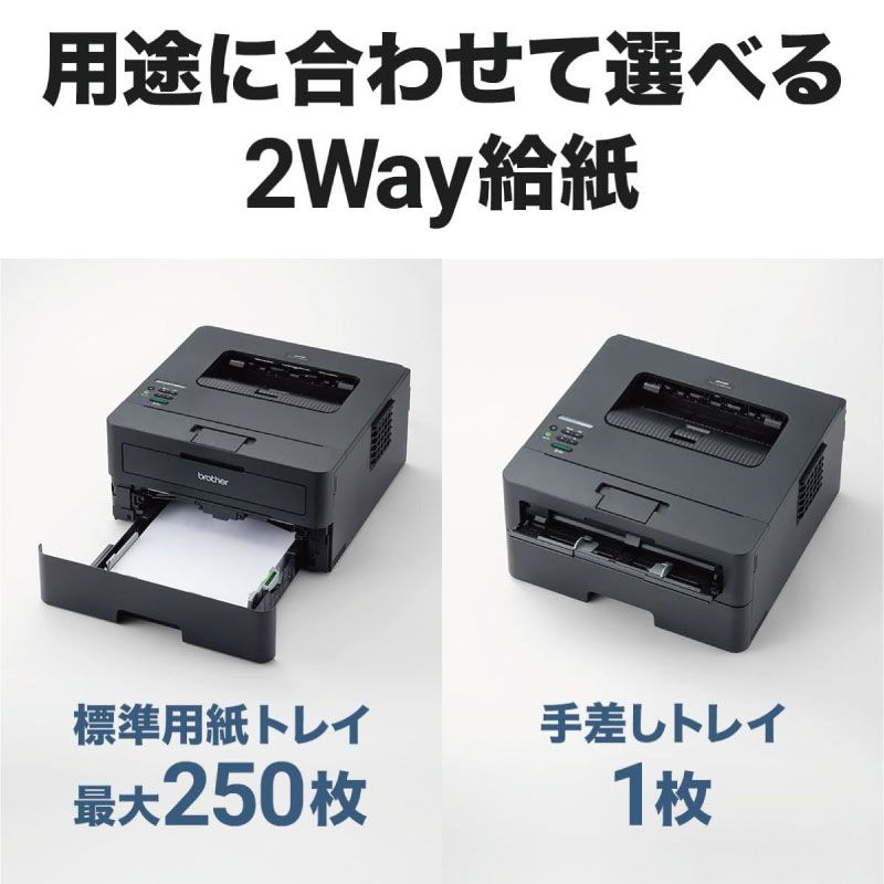 省スペース設計 モノクロレーザープリンター