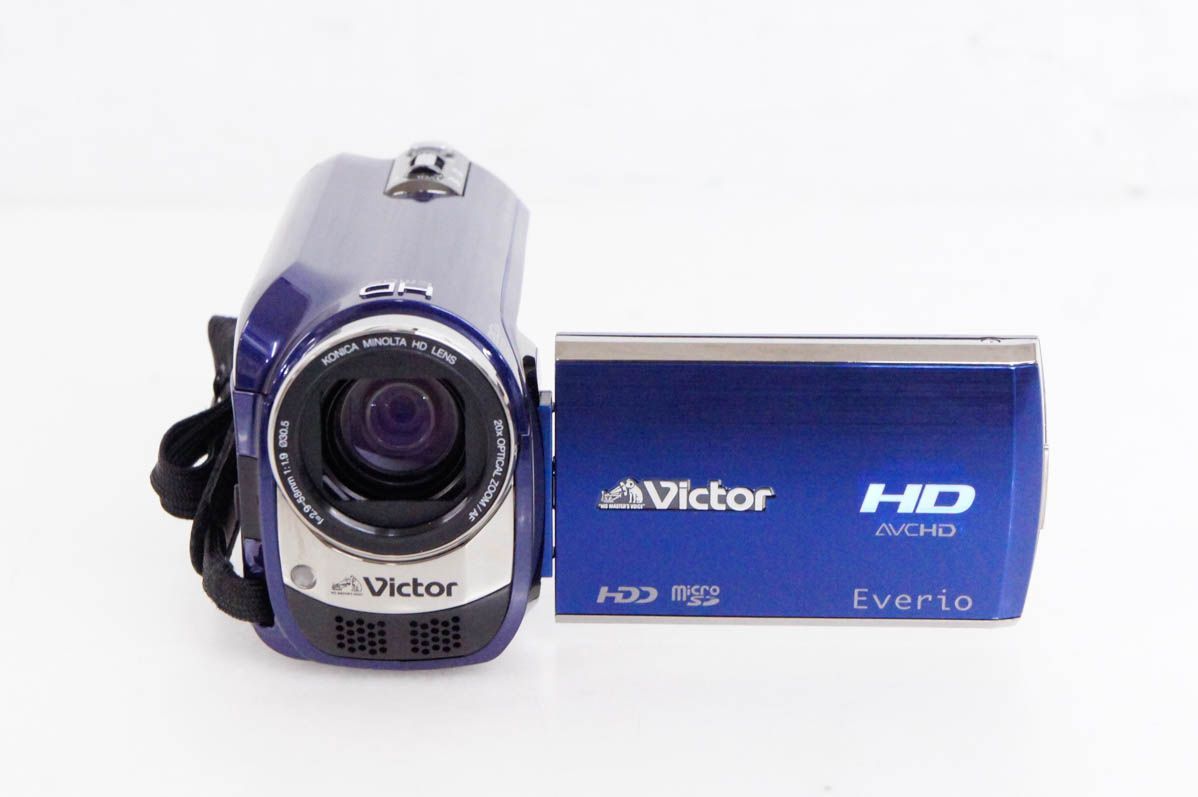 【中古】C JVC Victorビクター エブリオEverio ハイビジョンデジタルビデオカメラ HDDタイプ GZ-HD300