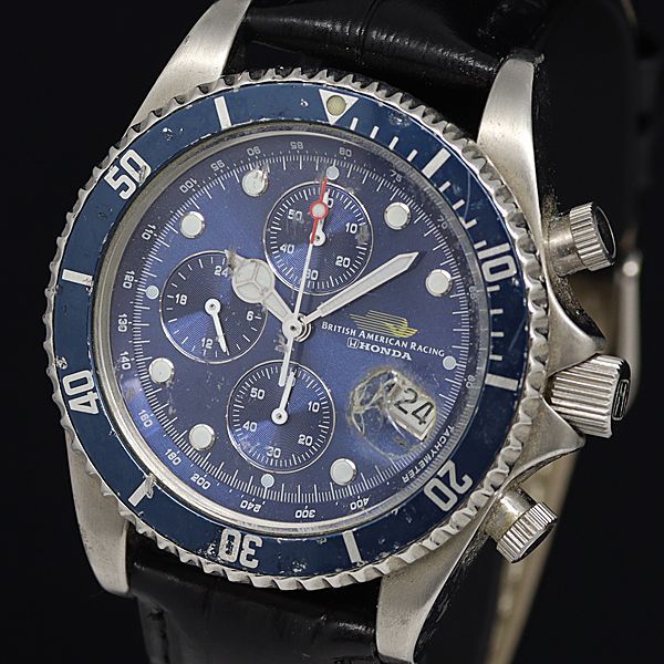 Honda Racing クロノグラフ 時計 セイコー SEIKO ホンダF1レーシングチーム コラボモデル クロノ