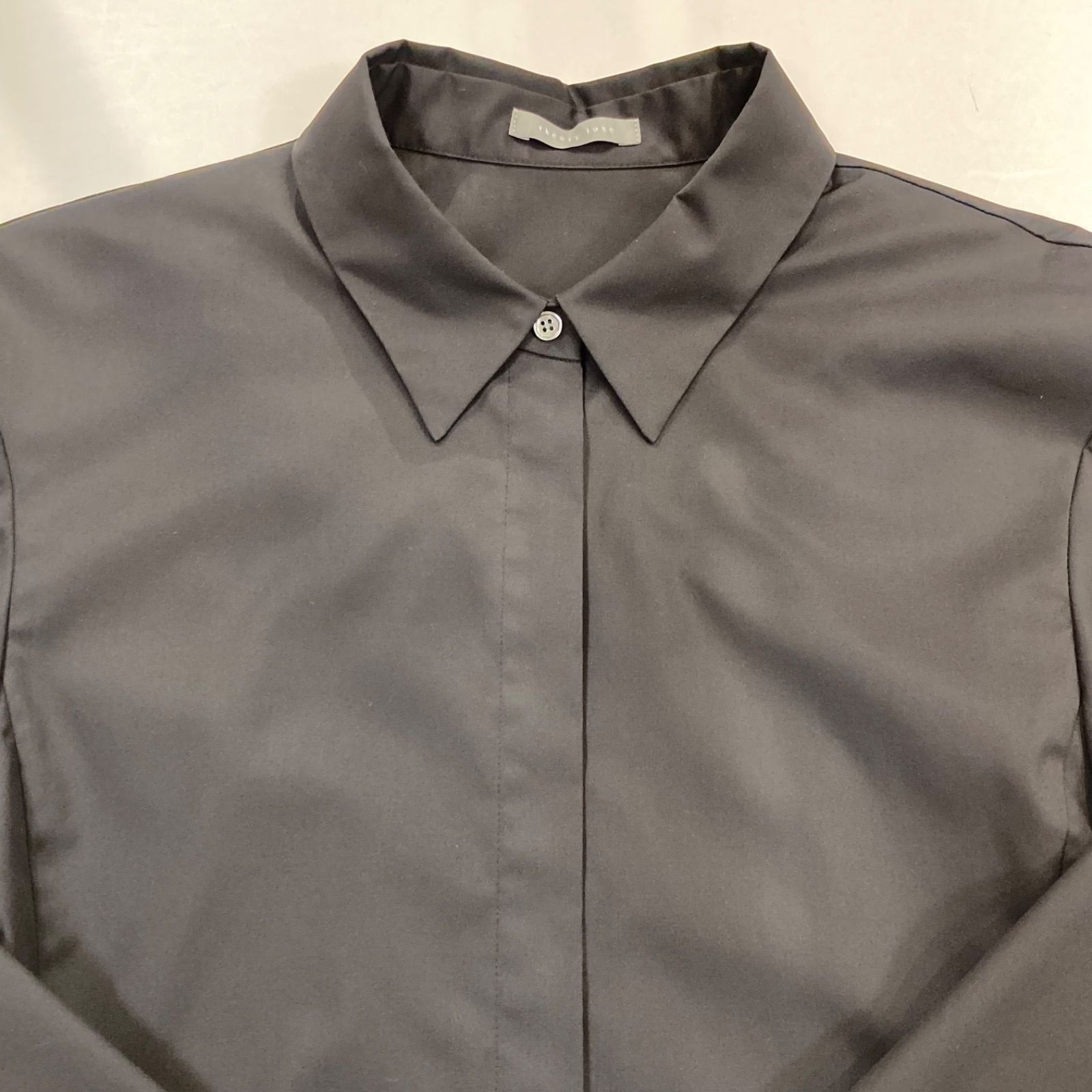美品 theory luxe セオリーリュクス Luxe Cotton Zayne shirt